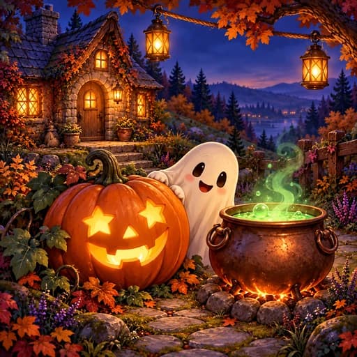 Halloween Courtyard